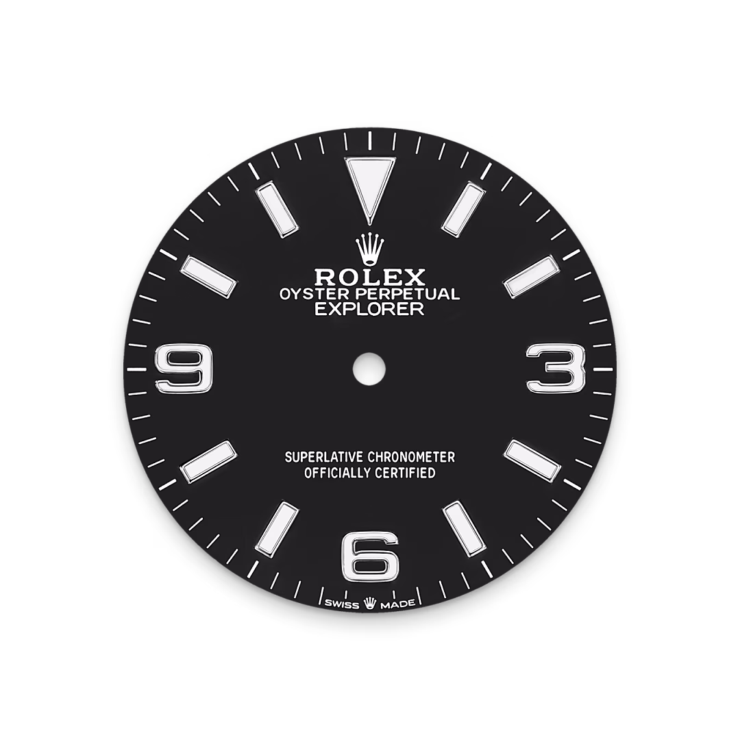 Rolex Explorer 36 — Schwarzes Zifferblatt