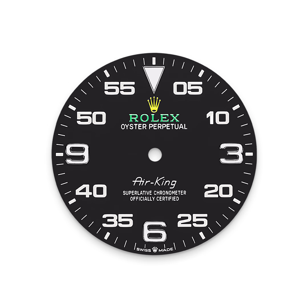 Rolex Air-King — Schwarzes Zifferblatt
