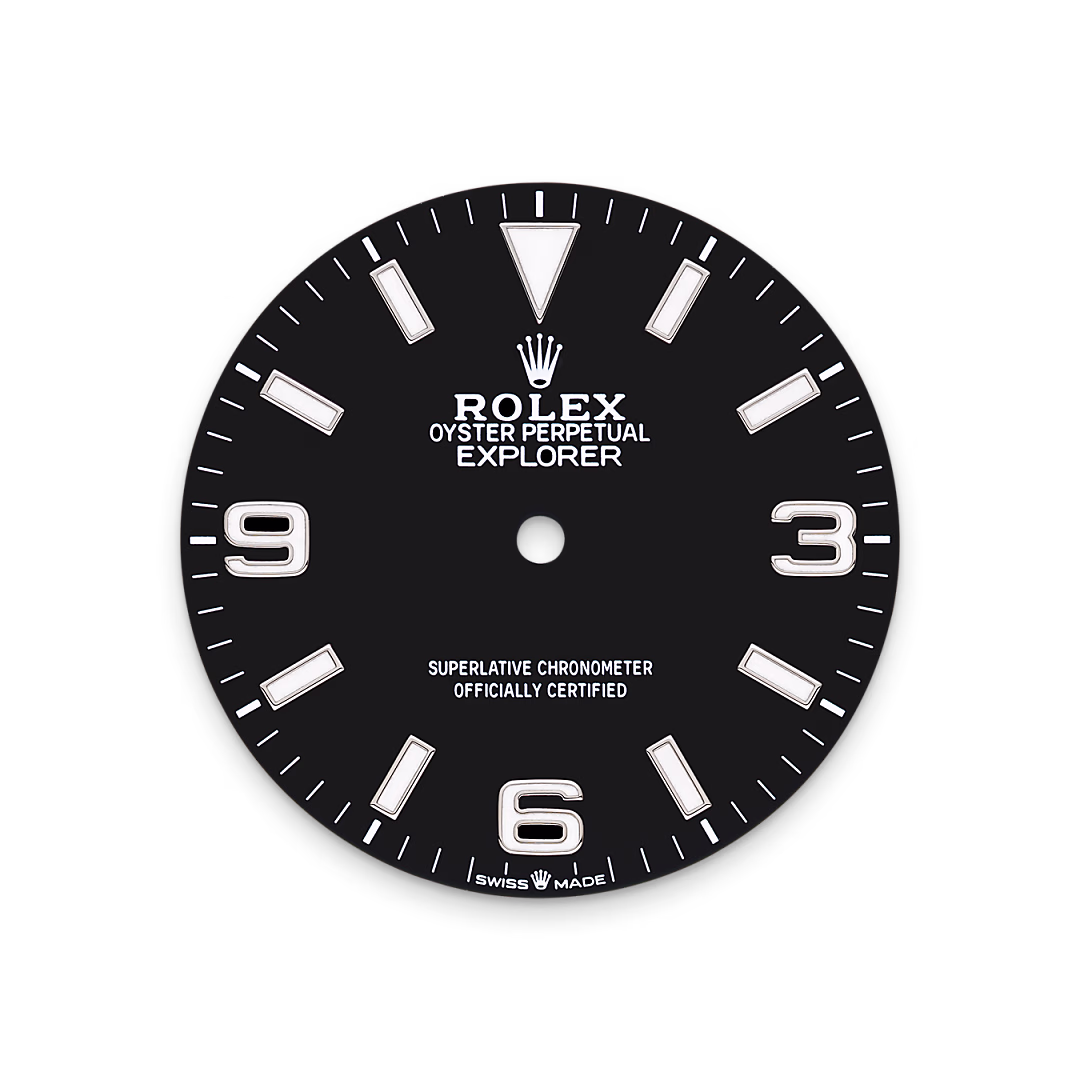 Rolex Explorer 40 — Schwarzes Zifferblatt
