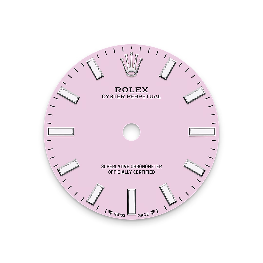 Rolex Oyster Perpetual 28 — Zifferblatt in Candy pink