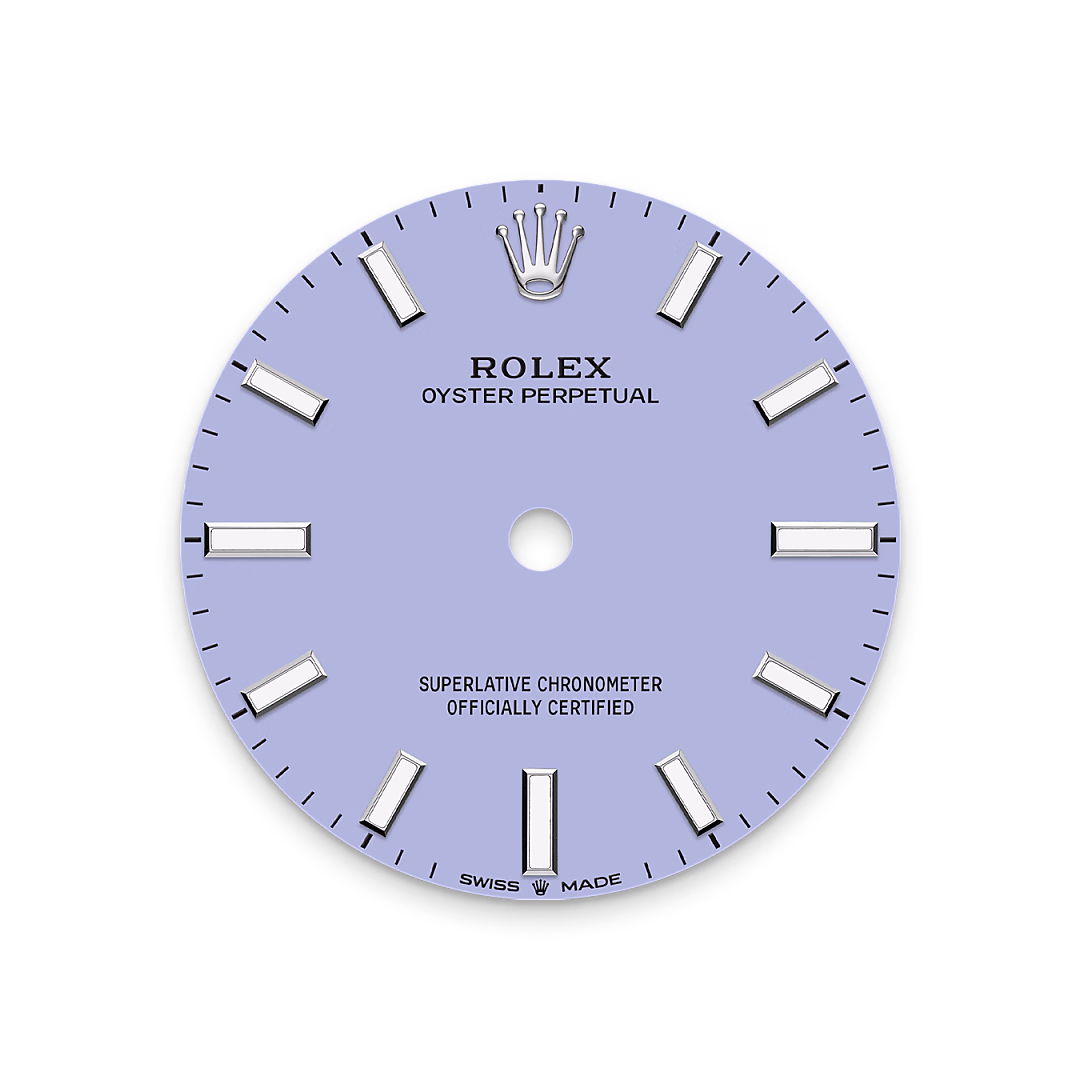 Rolex Oyster Perpetual 31 — Zifferblatt in Lavender