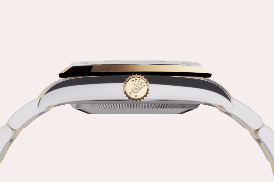 Rolex Explorer 36 — Rolesor gelb