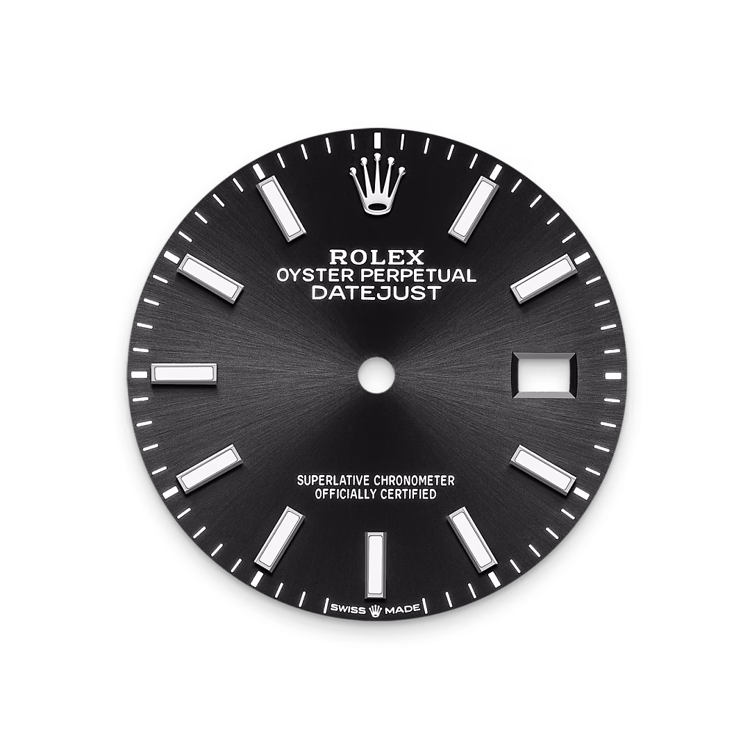 Rolex Datejust 36 — Strahlend schwarzes Zifferblatt