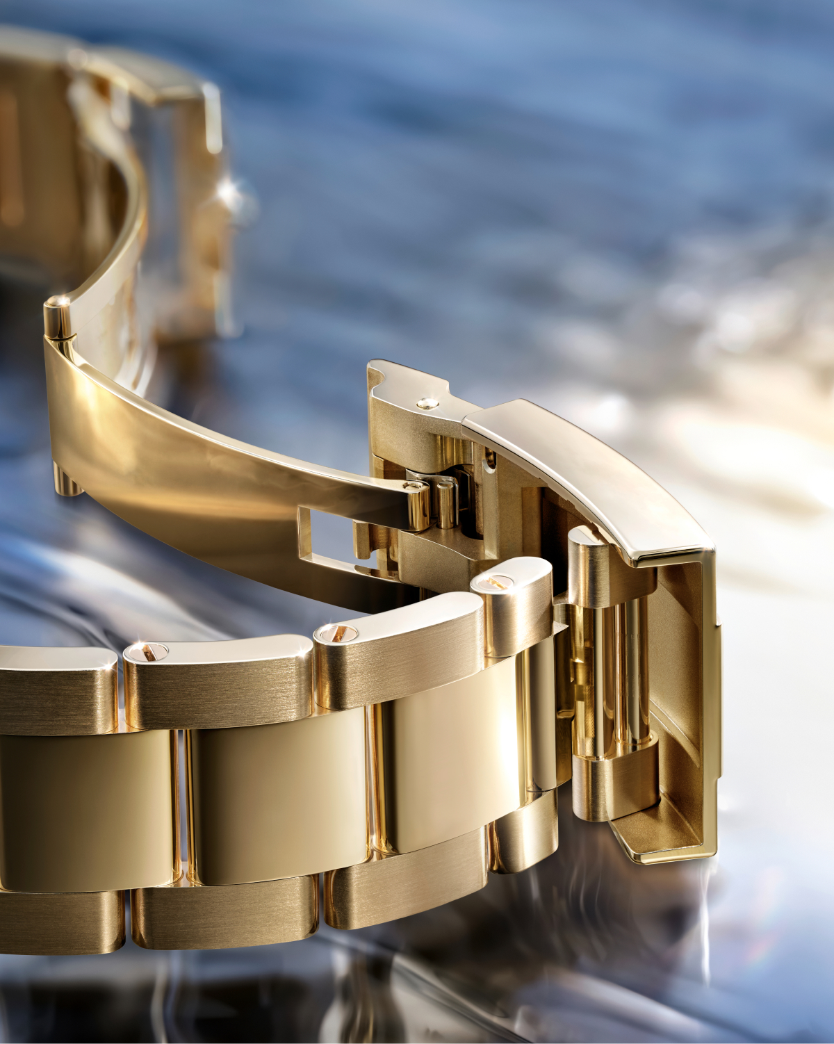 Rolex Yacht-Master II — Oyster-Band aus 18 Karat Gelbgold mit Oysterlock-Sicherheitsfaltschließe