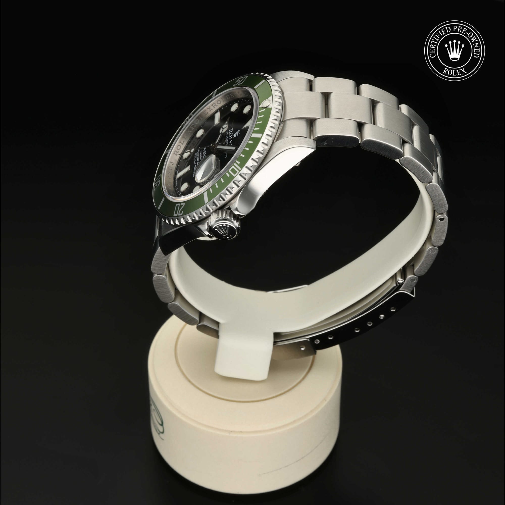 Rolex Certified Pre-Owned Oyster Perpetual Submariner Date in Edelstahl Oystersteel, 40 mm, mit Schwarz – Ansicht 10