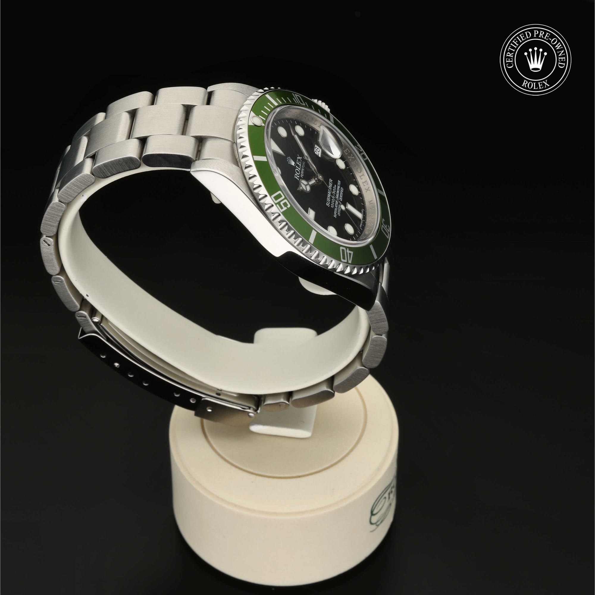 Rolex Certified Pre-Owned Oyster Perpetual Submariner Date in Edelstahl Oystersteel, 40 mm, mit Schwarz – Ansicht 28