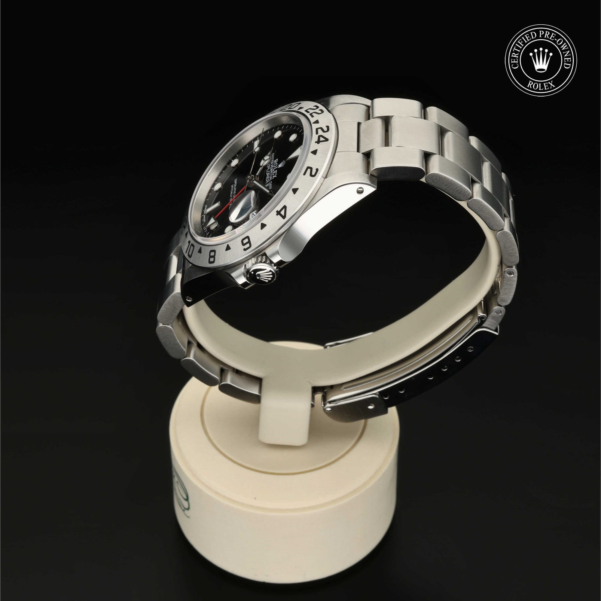 Rolex Certified Pre-Owned Oyster Perpetual Explorer II in Edelstahl Oystersteel, 40 mm, mit Schwarz – Ansicht 10