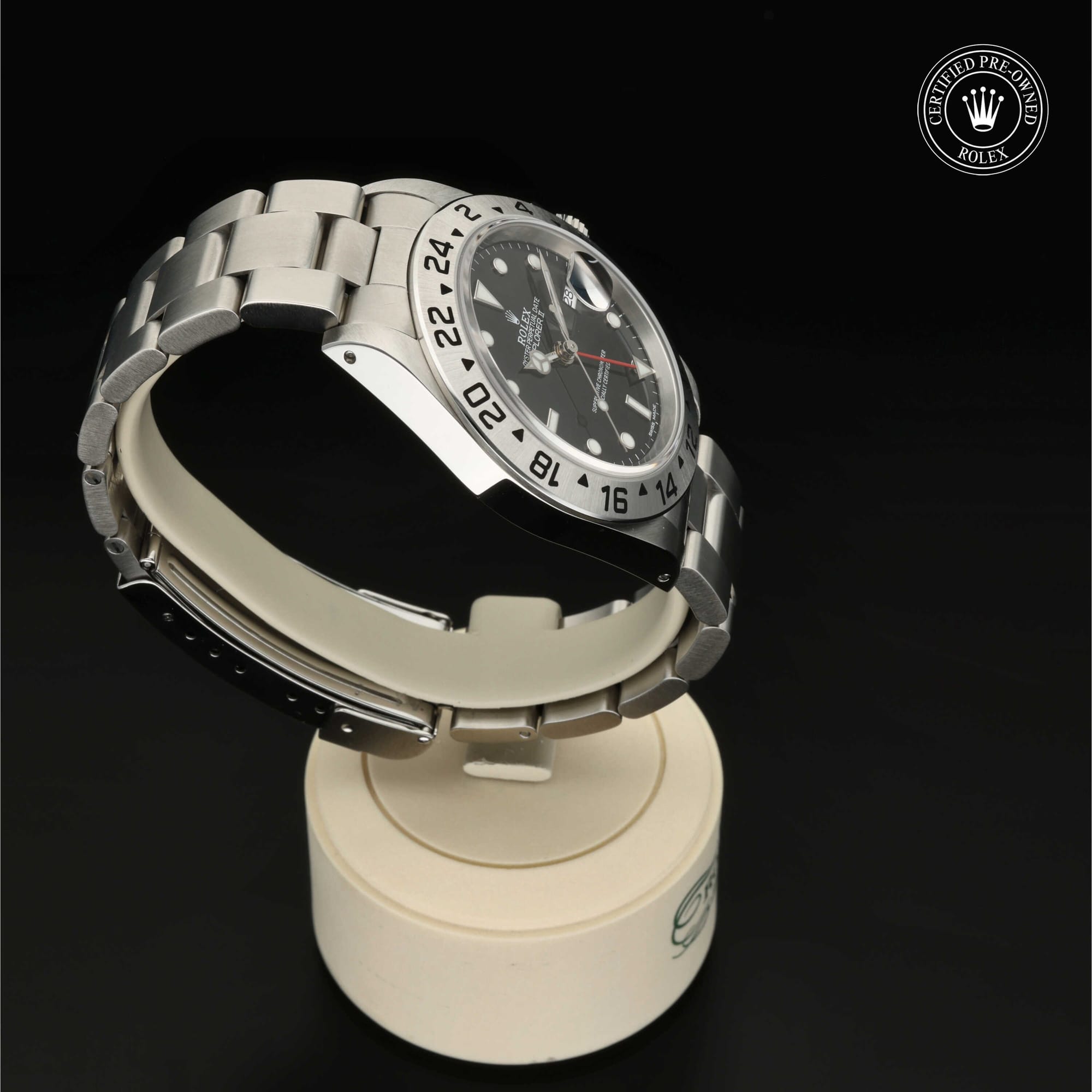 Rolex Certified Pre-Owned Oyster Perpetual Explorer II in Edelstahl Oystersteel, 40 mm, mit Schwarz – Ansicht 28