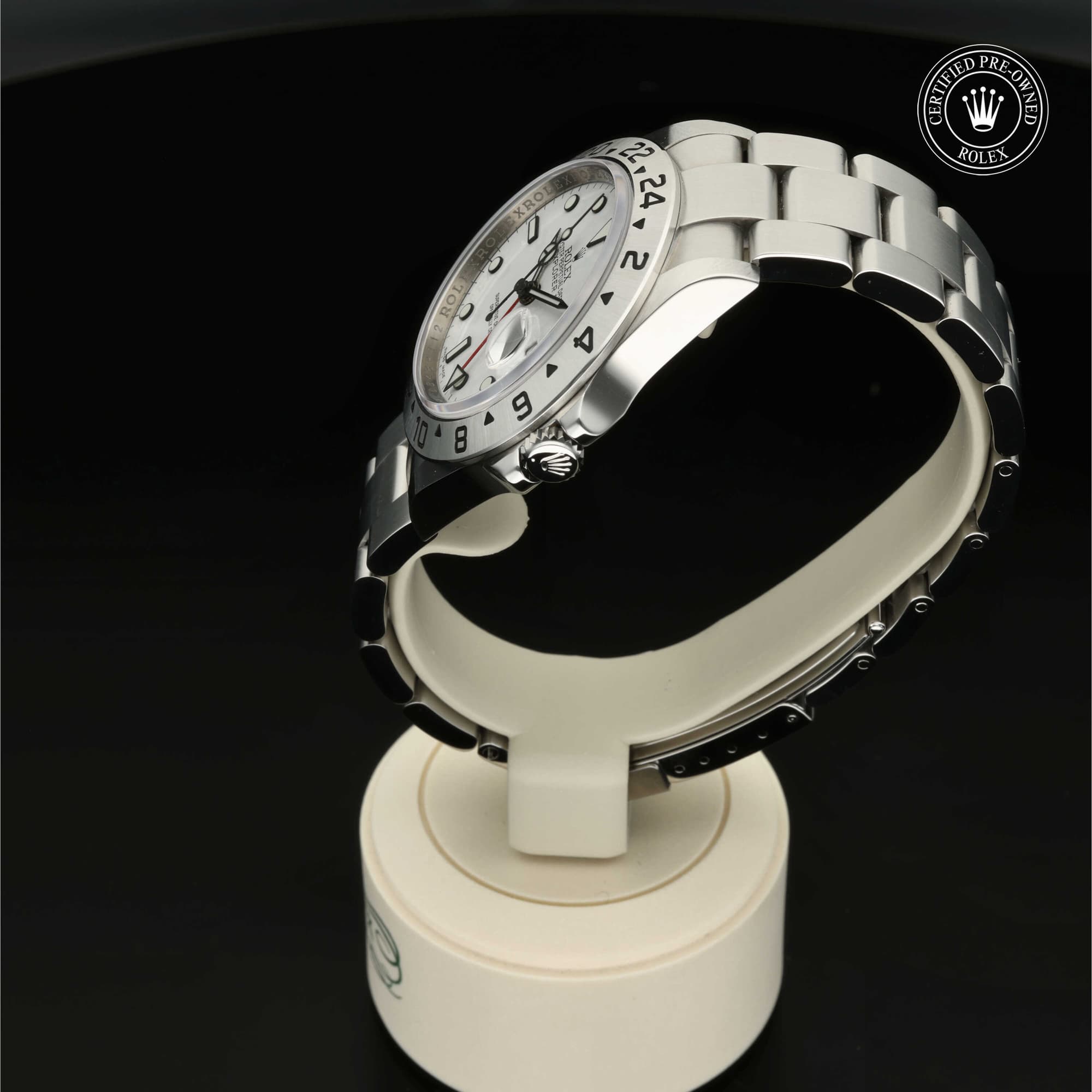 Rolex Certified Pre-Owned Oyster Perpetual Explorer II in Edelstahl Oystersteel, 40 mm, mit Weiß – Ansicht 10