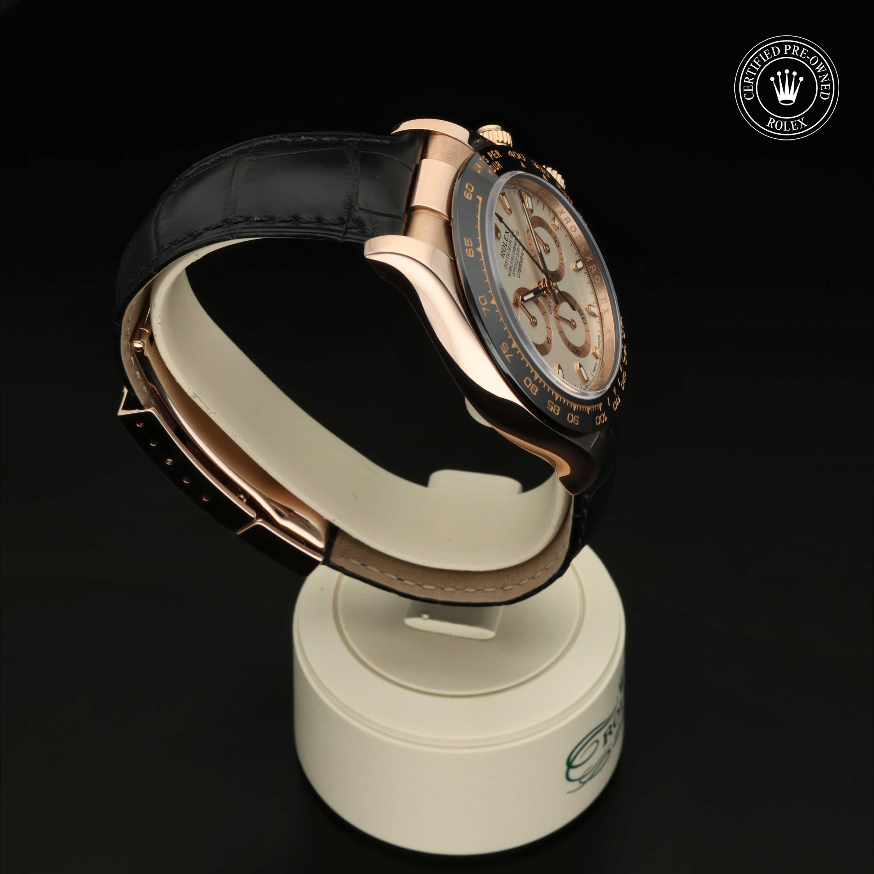 Rolex Certified Pre-Owned Cosmograph Daytona in Everose-Gold, 40 mm, mit Elfenbein – Ansicht 28