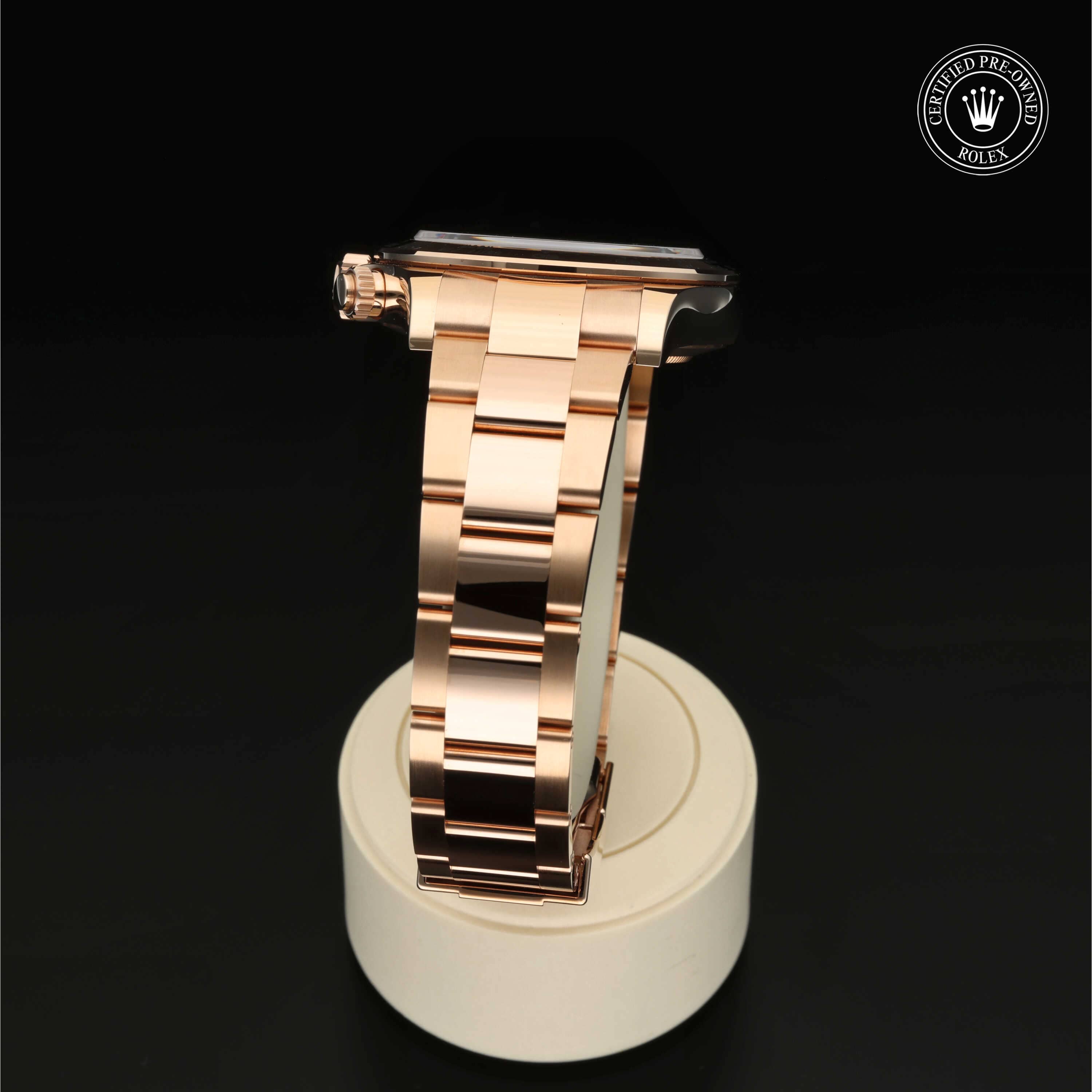 Rolex Certified Pre-Owned Oyster Perpetual Cosmograph Daytona in Everose-Gold, 40 mm, mit Schwarz/Rosa matt Index – Ansicht 19