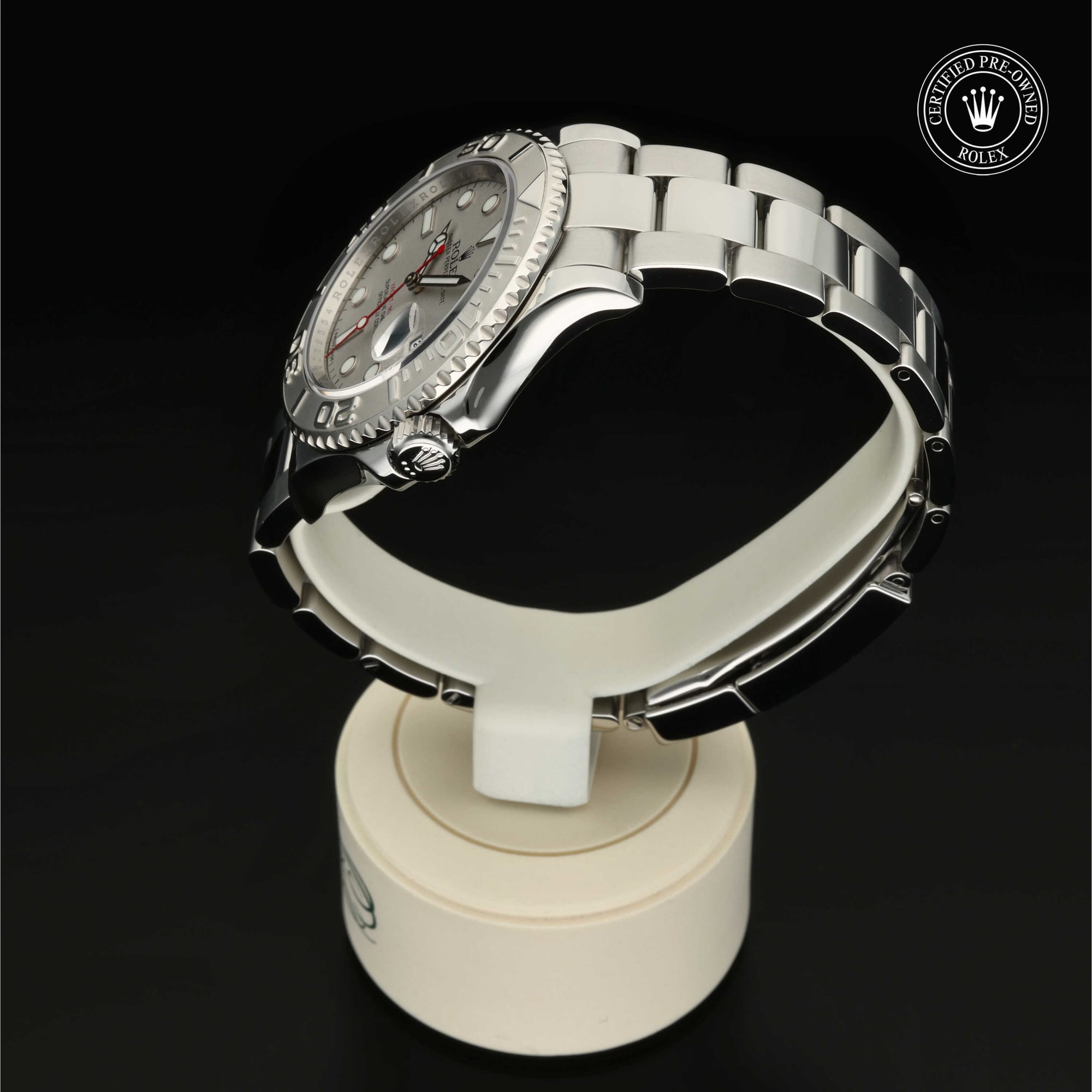 Rolex Certified Pre-Owned Oyster Perpetual Yacht-Master 40 in Rolesium, 40 mm, mit Platin – Ansicht 10