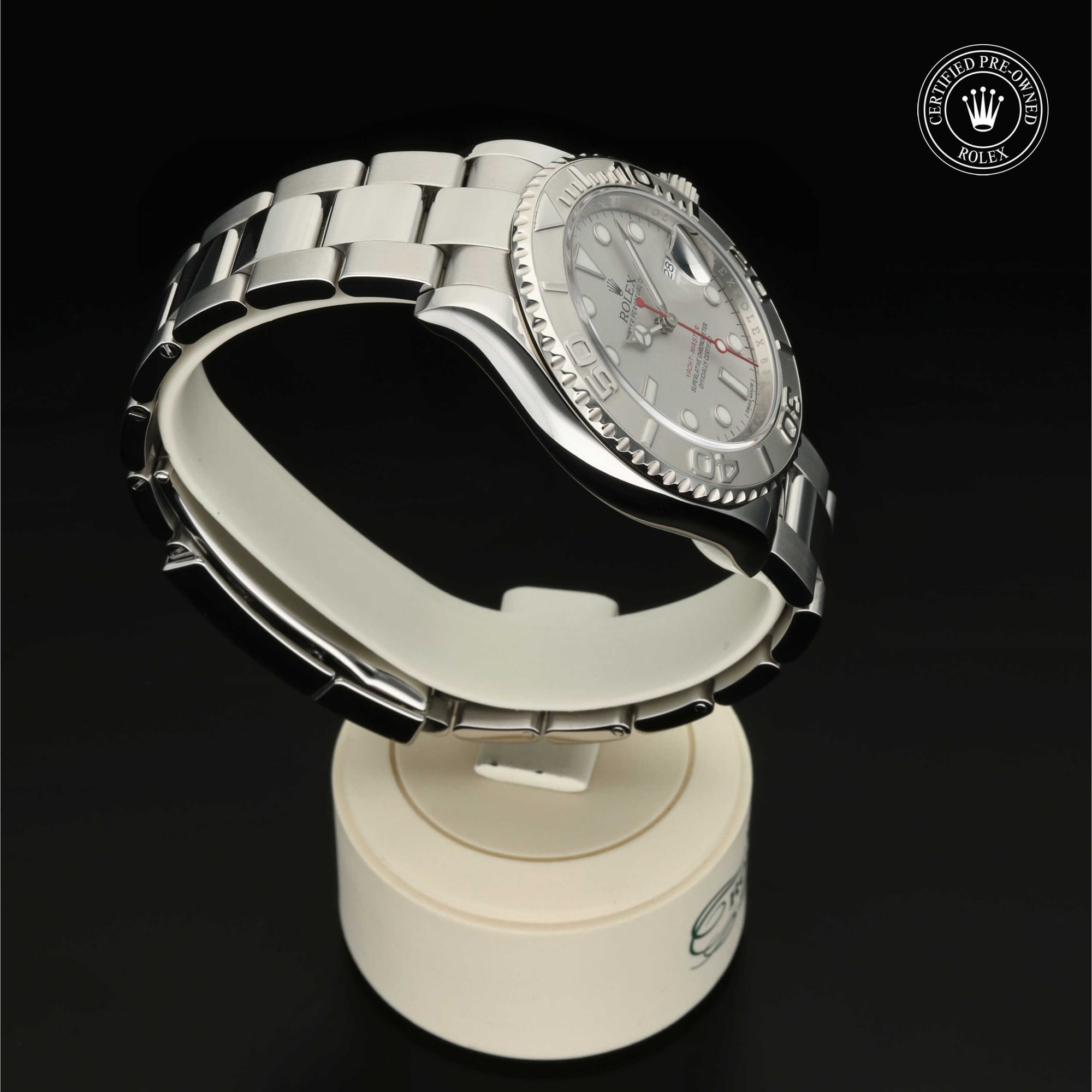 Rolex Certified Pre-Owned Oyster Perpetual Yacht-Master 40 in Rolesium, 40 mm, mit Platin – Ansicht 28